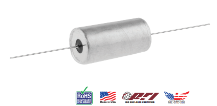 18J3-0.450R金属管状电容器Arizona Capacitors