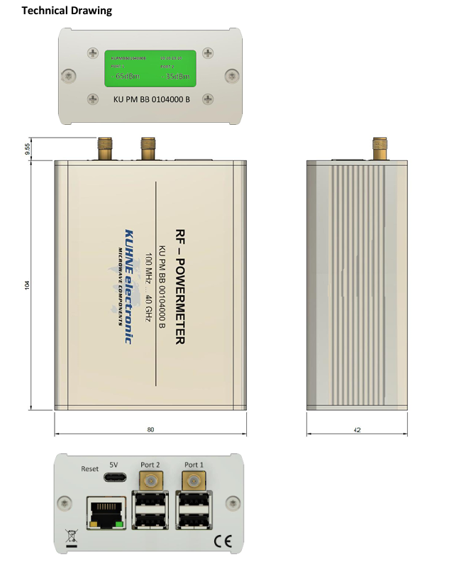 KU PM BB 0104000 B射频功率计