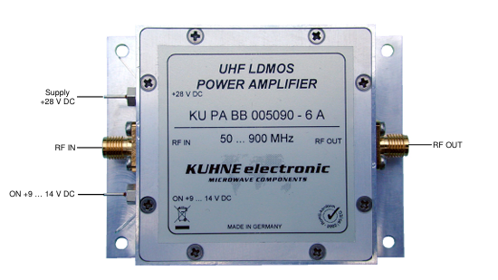 KU PA BB 005090-6 A UHF LDMOS线性功率放大器Kuhne