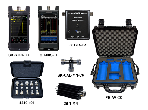 Bird微波频谱和电缆和天线分析仪套件