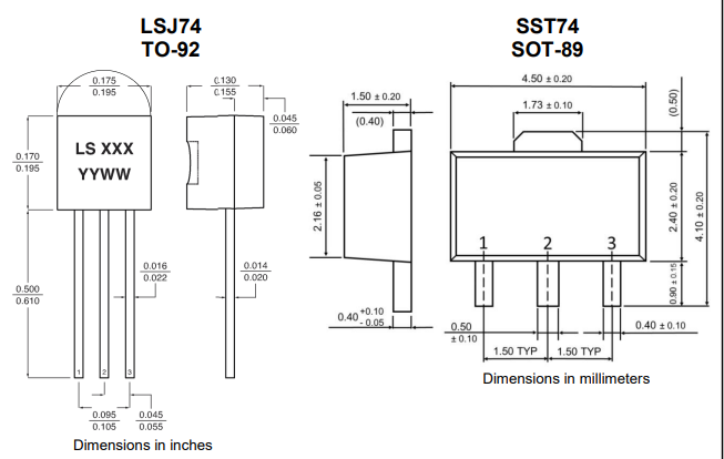 LSJ74,SST74超低噪声单P通道晶体管Linear Systems