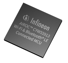 CYPRESS CYW55913IUBGTXTMA1单芯片连接MCU