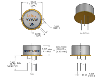 Bliley BQOT2-XXXMBX-XXXBX HC-40/U晶体